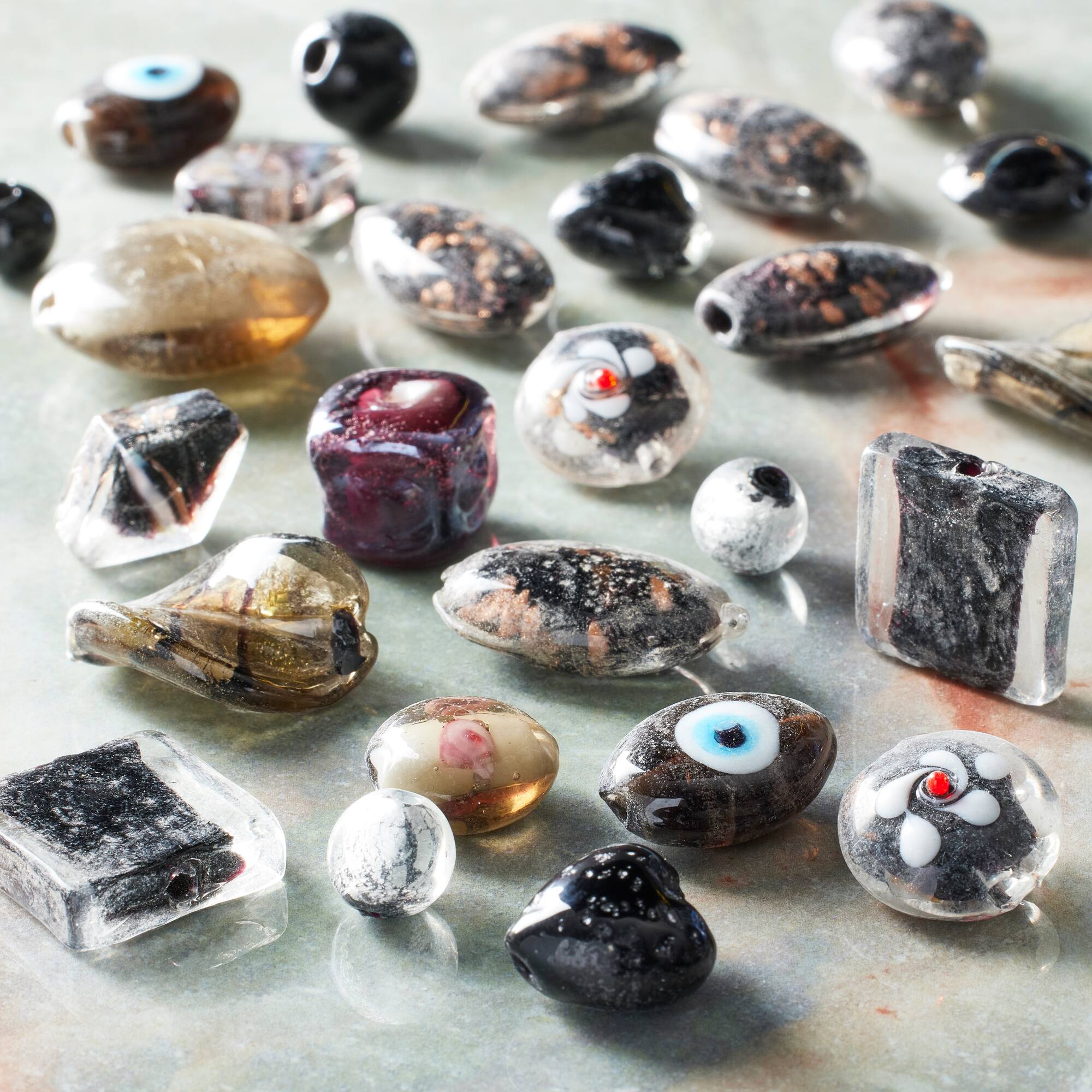 Mixed Lampwork Glass Craft Beads by Bead Landing